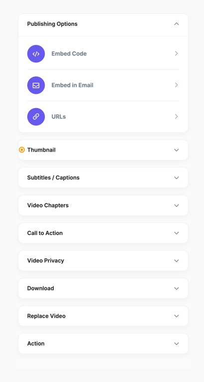 Gumlet — Accordion component