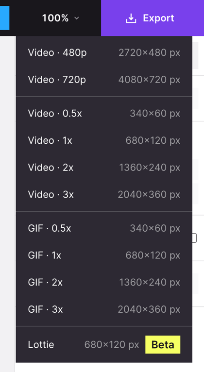 Jitter — Dropdown menu component