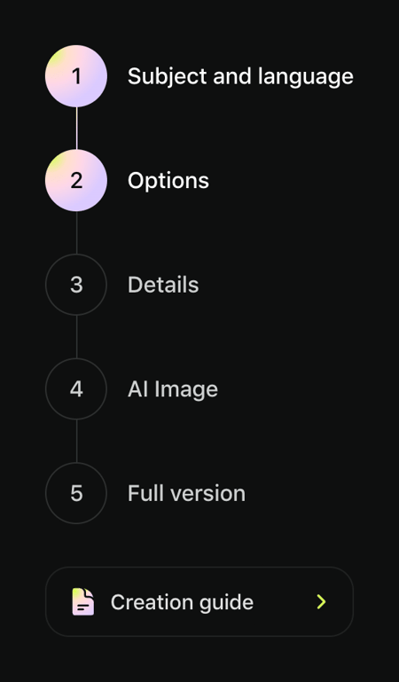 Meiro — Stepper component