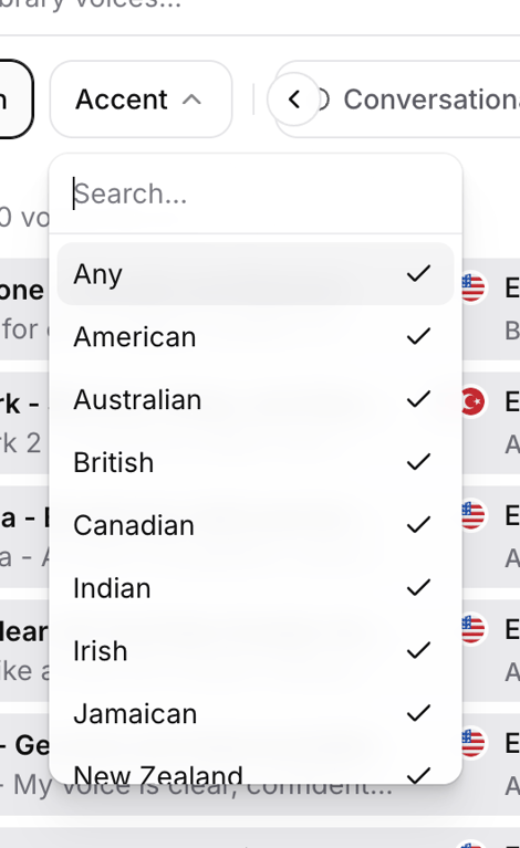 Elevenlabs — Input multi-select component