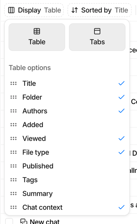 Anara — Dropdown menu component