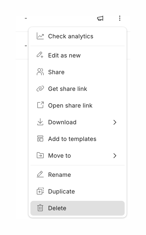 Creatopy — Dropdown menu component