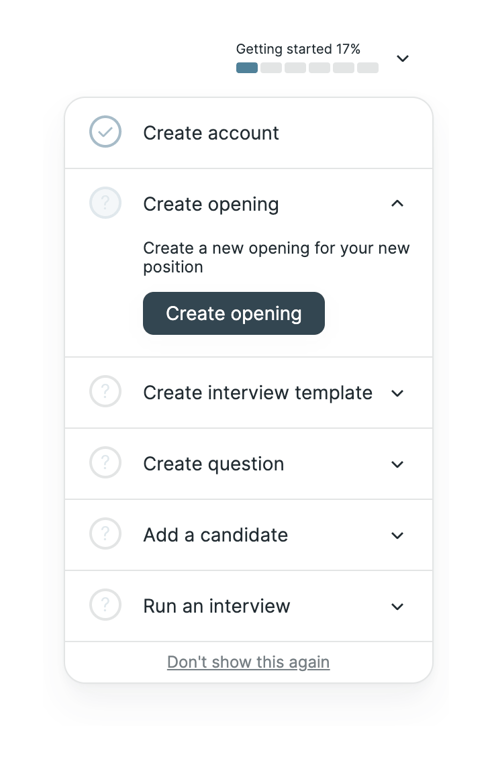 Hireproof — Accordion component