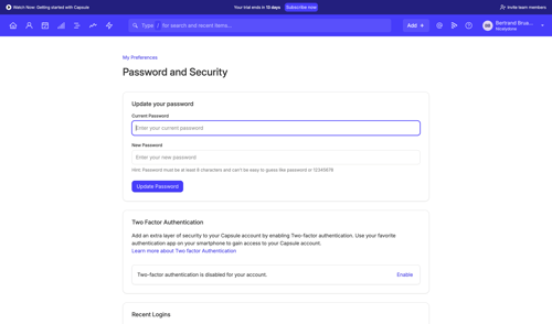 Capsule
			    ux ui design