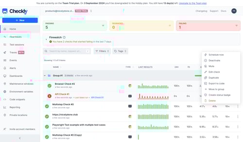 Checkly
			           ux ui design