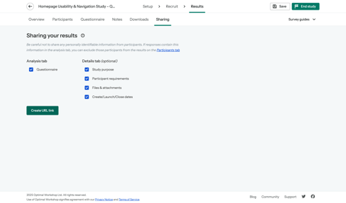 Optimal screen example