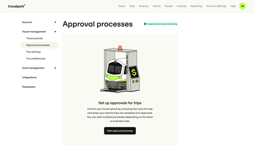 Travelperk screen example