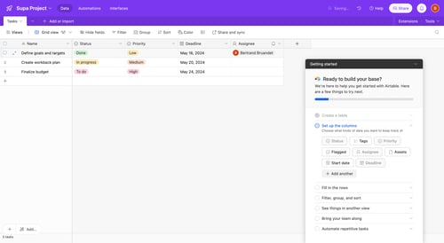 Airtable
			            ux ui design