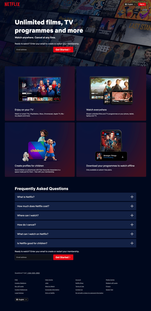 Netflix
			  ux ui design