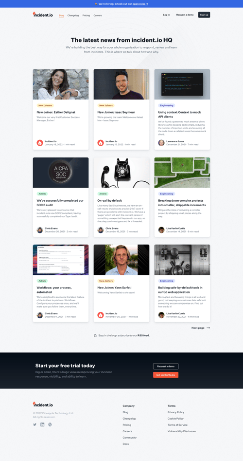 Incident
			 ux ui design
