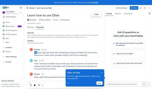 Otter
			               ux ui design