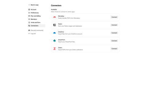 Anara screen example
