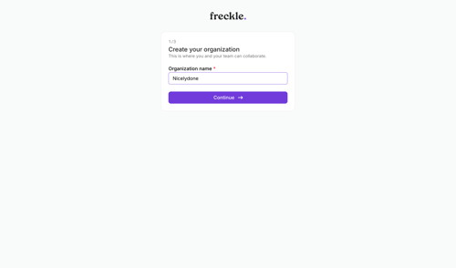 Freckle
			     ux ui design
