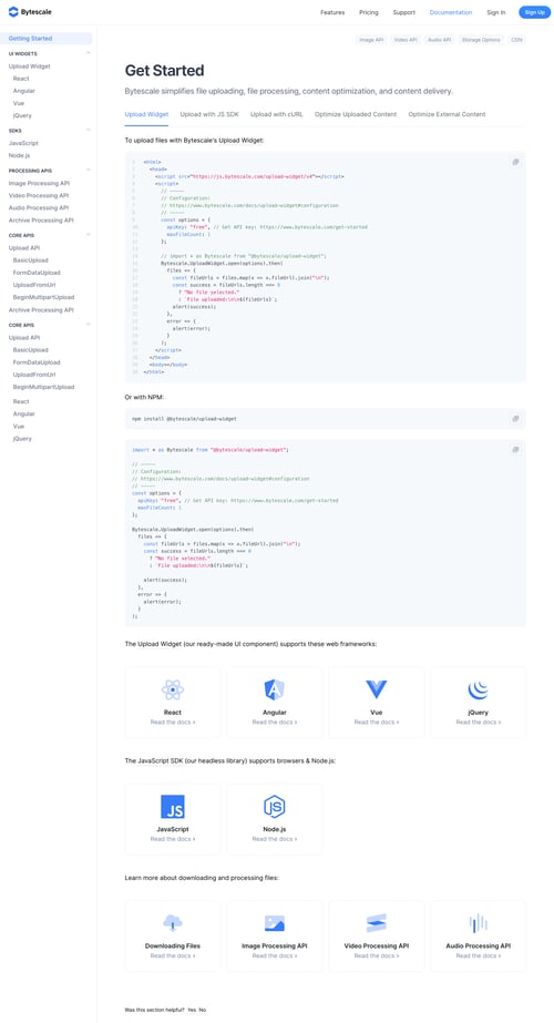 Bytescale
			      ux ui design