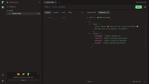 Httpie
				detail page page example