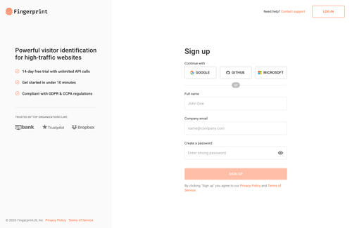 Fingerprint
			        ux ui design