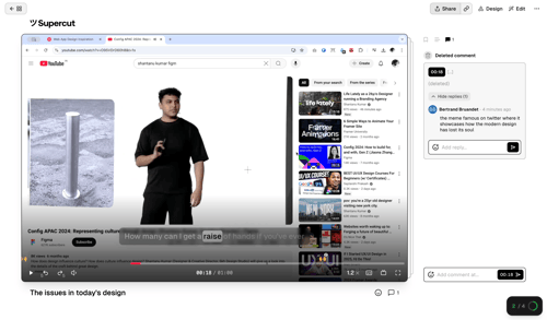 Supercut
			        ux ui design