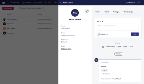 Mangomint screen example