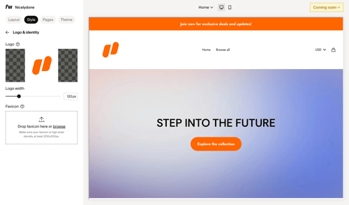 Fourthwall screen example