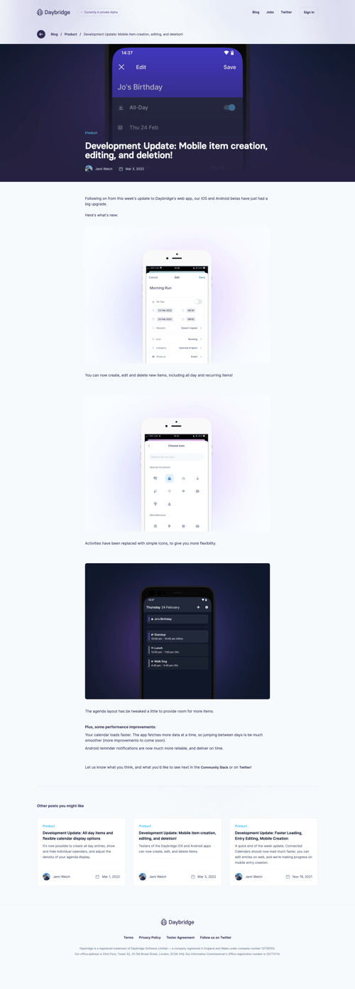 Daybridge
			     ux ui design