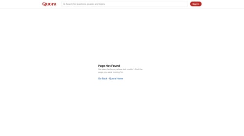 Quora
				404 page example
