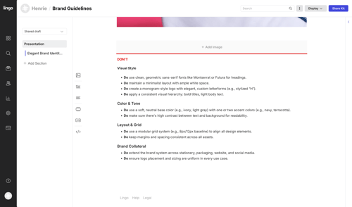 Lingo
			    ux ui design