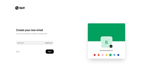 Skiff
			      ux ui design