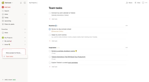 Todoist
			      ux ui design