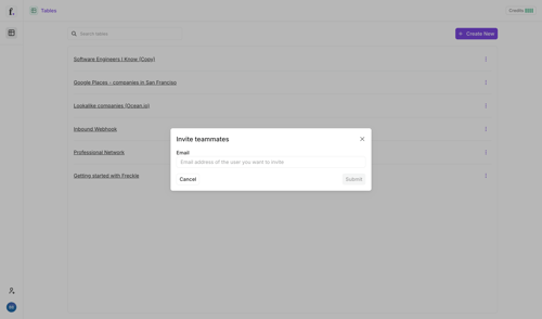 Freckle screen example