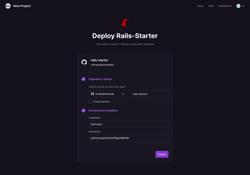 Railway
				create page example