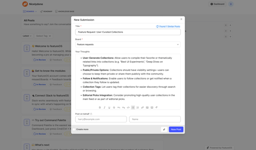 FeatureOS
			     ux ui design