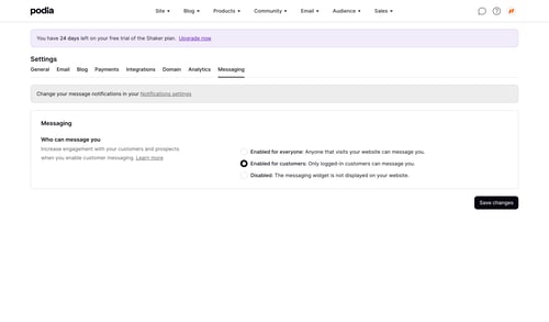 Podia
			         ux ui design