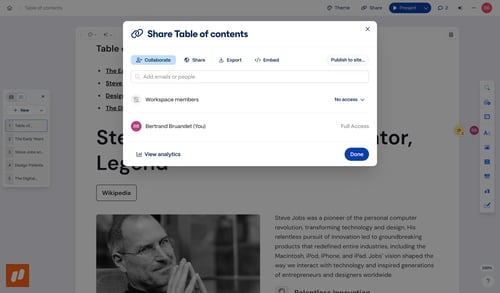Gamma screen example
