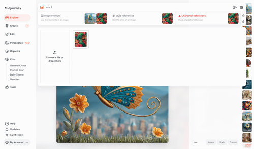 Midjourney
			          ux ui design