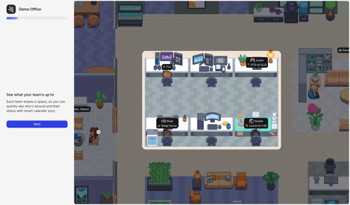 Gather screen example