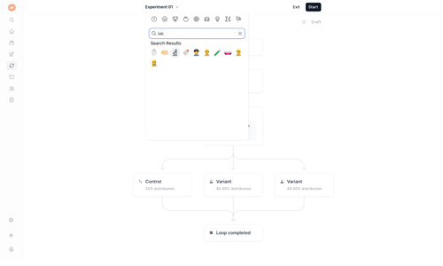 Loops screen example