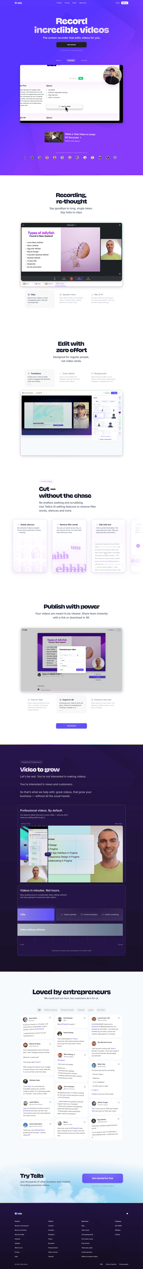 Tella
			    ux ui design