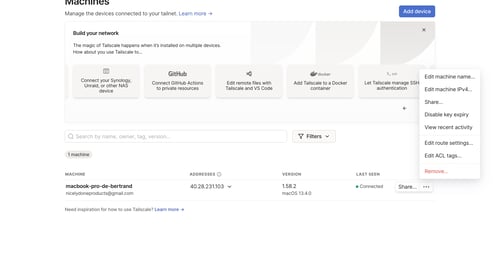 Tailscale
			     ux ui design