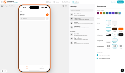 Glide
			   ux ui design