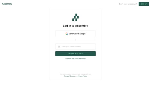 Assembly
			            ux ui design