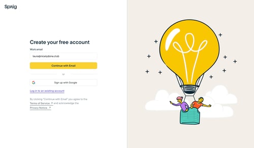 Sprig
			           ux ui design