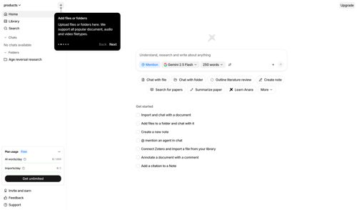 Anara screen example