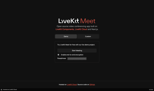 Livekit screen example