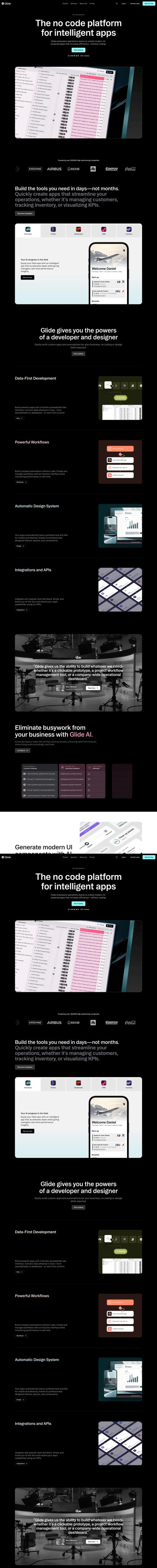 Glide
				product page page example