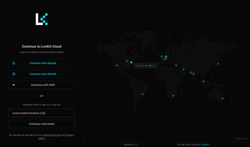 Livekit screen example