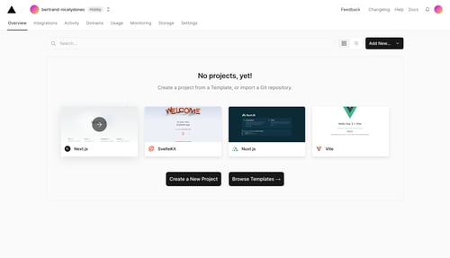 Vercel
			       ux ui design