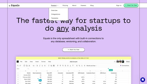 Equals
			     ux ui design