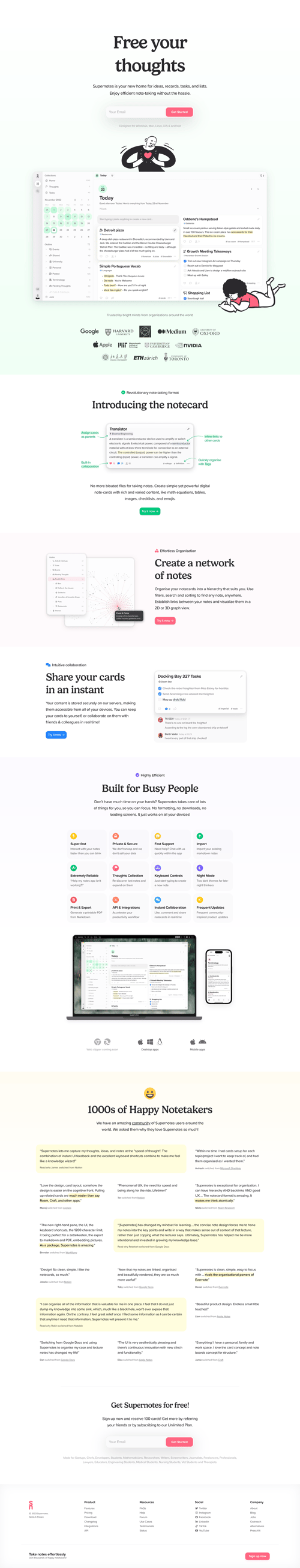 Supernotes
				 page example