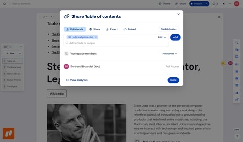 Gamma screen example