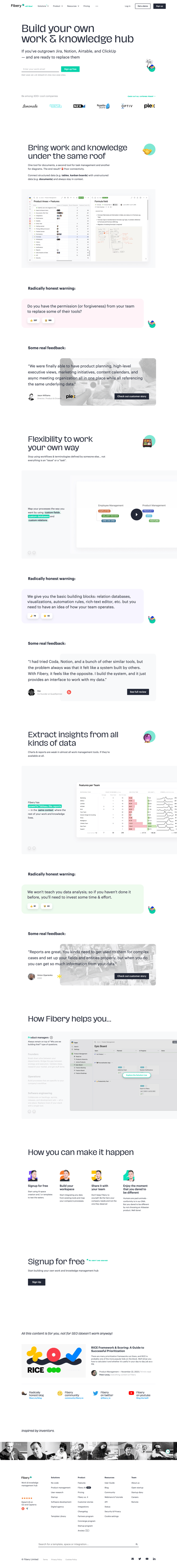 Fibery
			  ux ui design